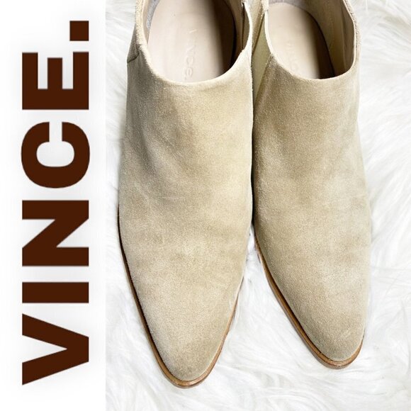 VINCE Hamilton Bootie In Coco Suede, Size 6.5 US/36.5 EU - Picture 3 of 10